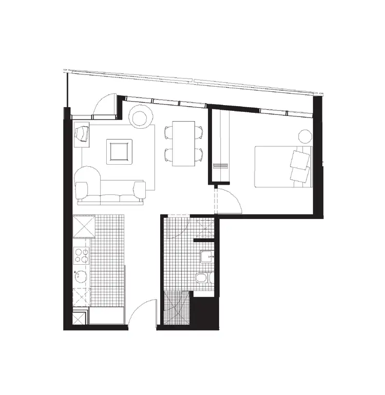 Floorplan of Homely apartment listing, 1500/8 Waterview Walk, Docklands VIC 3008