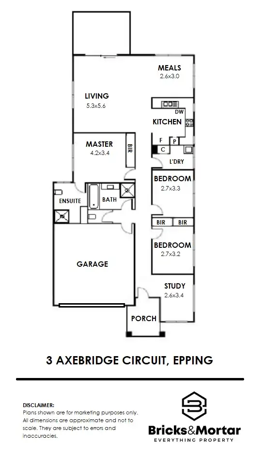 Floorplan of Homely house listing, 3 Axebridge Circuit, Epping VIC 3076