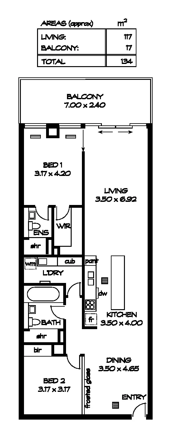 Floorplan of Homely house listing, 51/220 Greenhill Road, Eastwood SA 5063