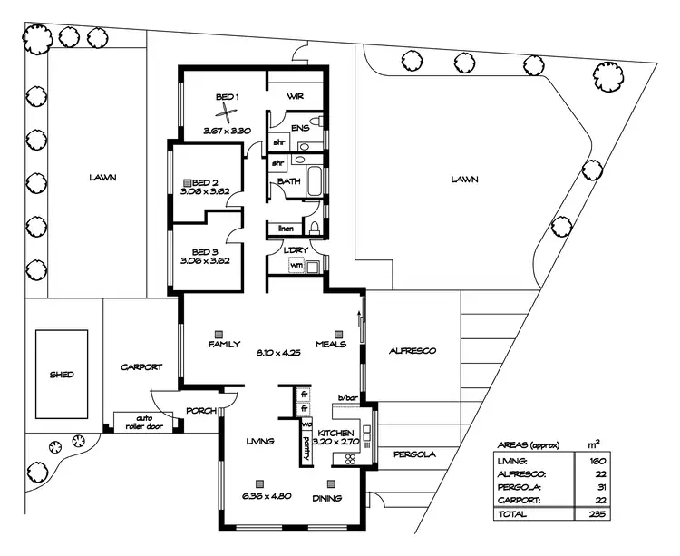 Floorplan of Homely house listing, 7 Hilditch Drive, Green Fields SA 5107