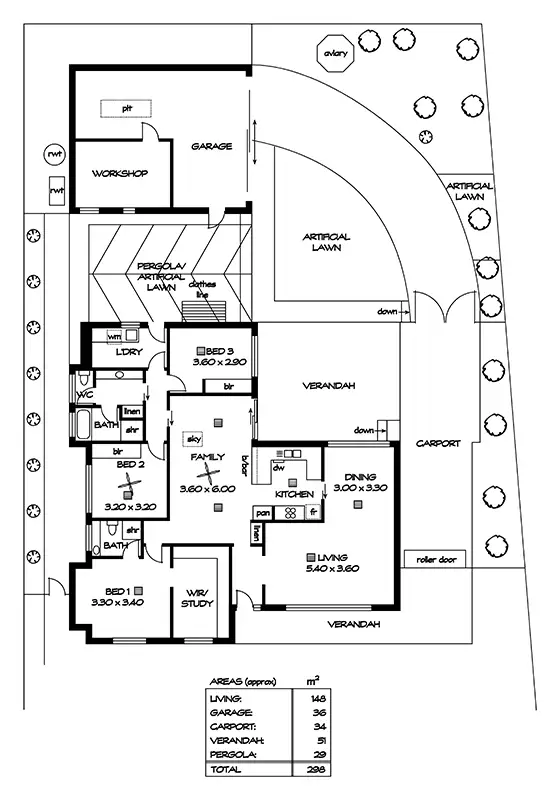 Floorplan of Homely house listing, 5 Doulton Crescent, Modbury Heights SA 5092