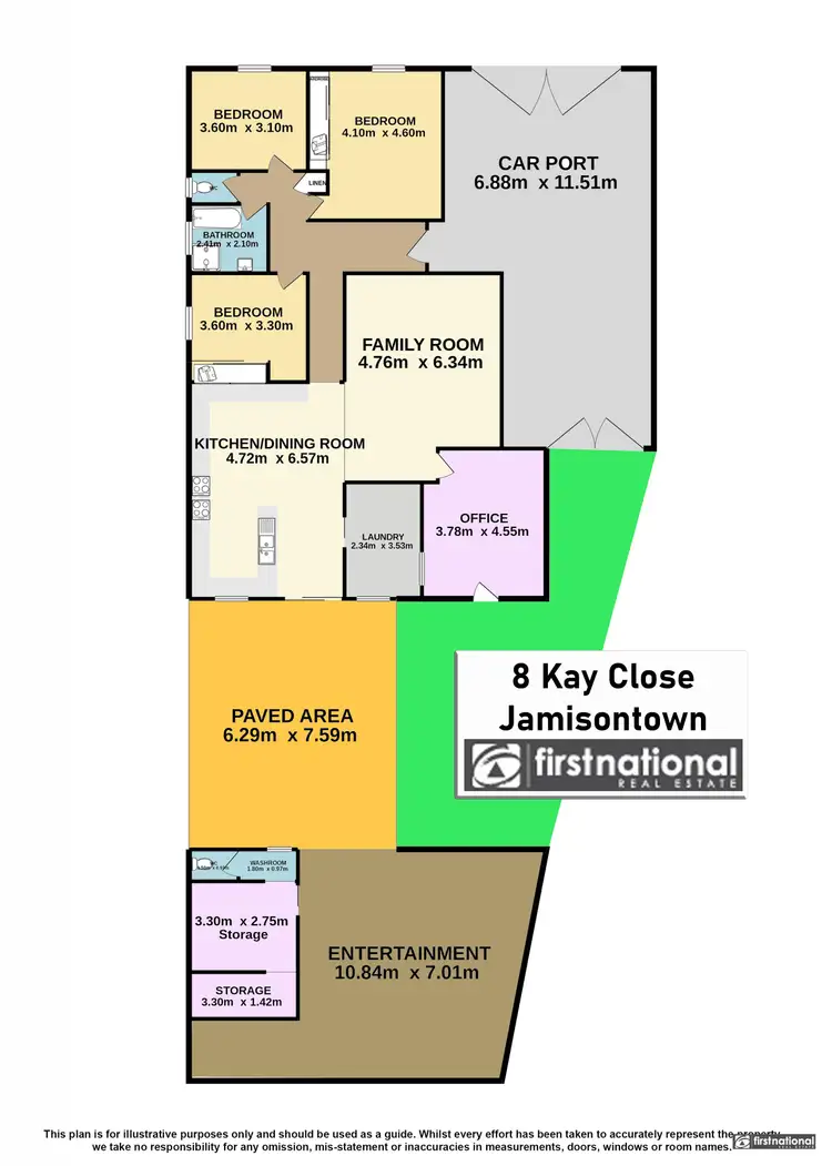 Floorplan of Homely house listing, 8 Kay Close, Jamisontown NSW 2750