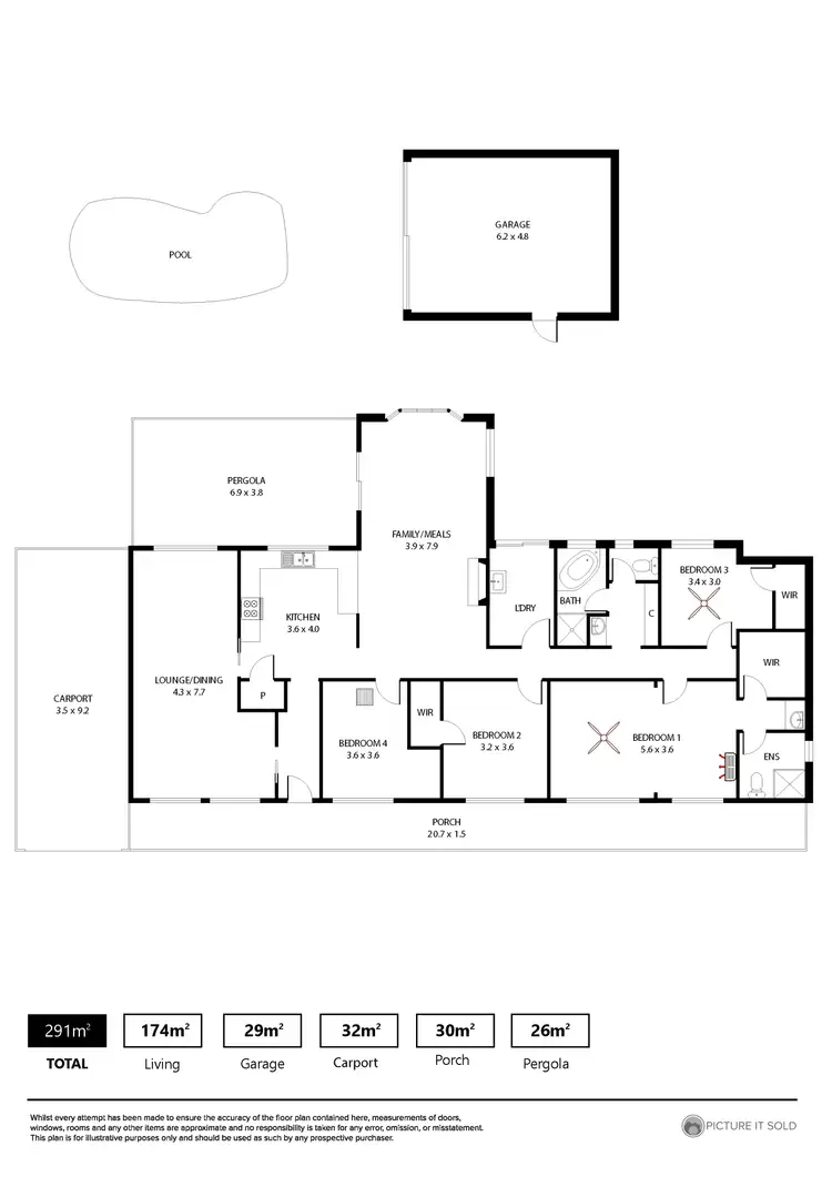Floorplan of Homely house listing, 16 Tomatin Court, Greenwith SA 5125
