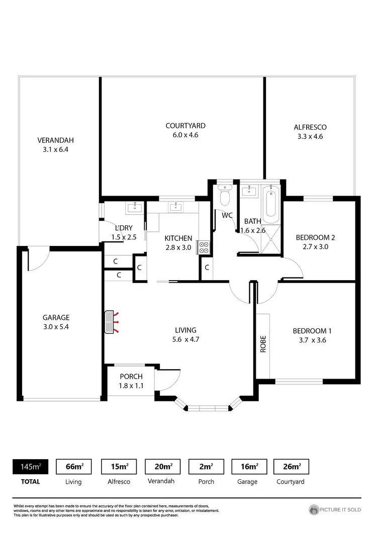 Floorplan of Homely unit listing, 10/20 Fourth Avenue, Klemzig SA 5087