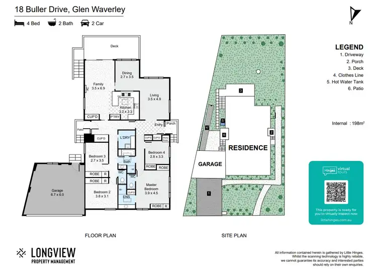 Floorplan of Homely house listing, 18 Buller Drive, Glen Waverley VIC 3150