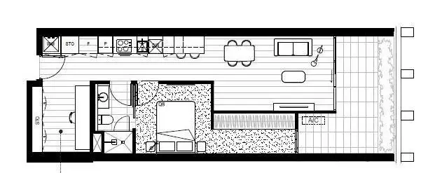 Floorplan of Homely apartment listing, 112/443 Upper Heidelberg Rd, Ivanhoe VIC 3079