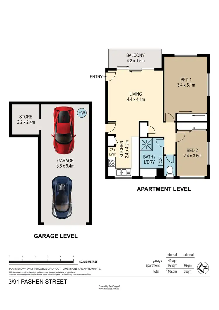 Floorplan of Homely unit listing, 3/91 Pashen Street, Morningside QLD 4170