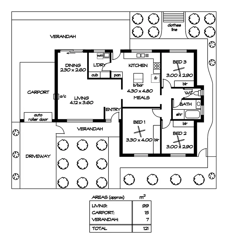 Floorplan of Homely house listing, 20A Redin Street, Prospect SA 5082