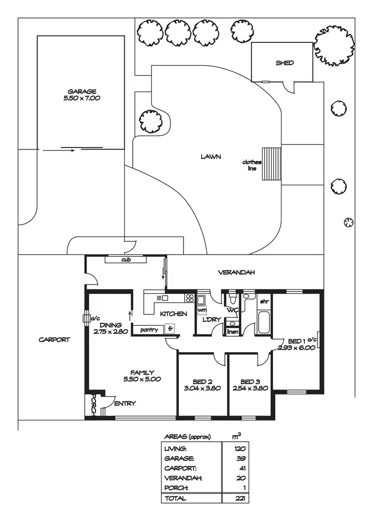 Floorplan of Homely house listing, 43 Mira Street, Gepps Cross SA 5094