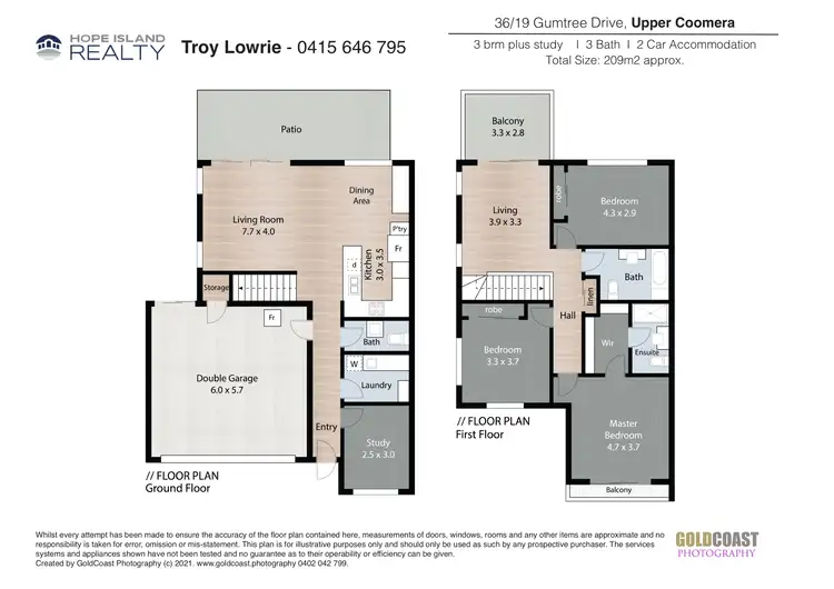 Floorplan of Homely house listing, 36/19 Gumtree Crescent, Upper Coomera QLD 4209