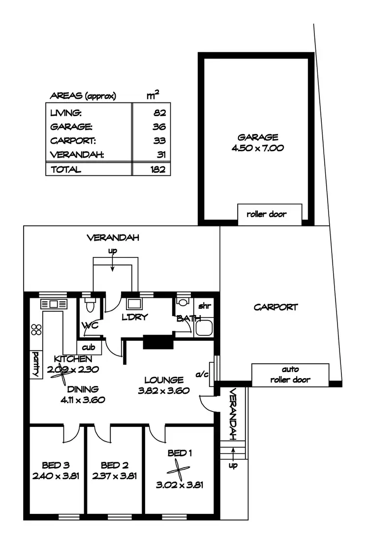 Floorplan of Homely house listing, 34 Langford Terrace, Salisbury North SA 5108