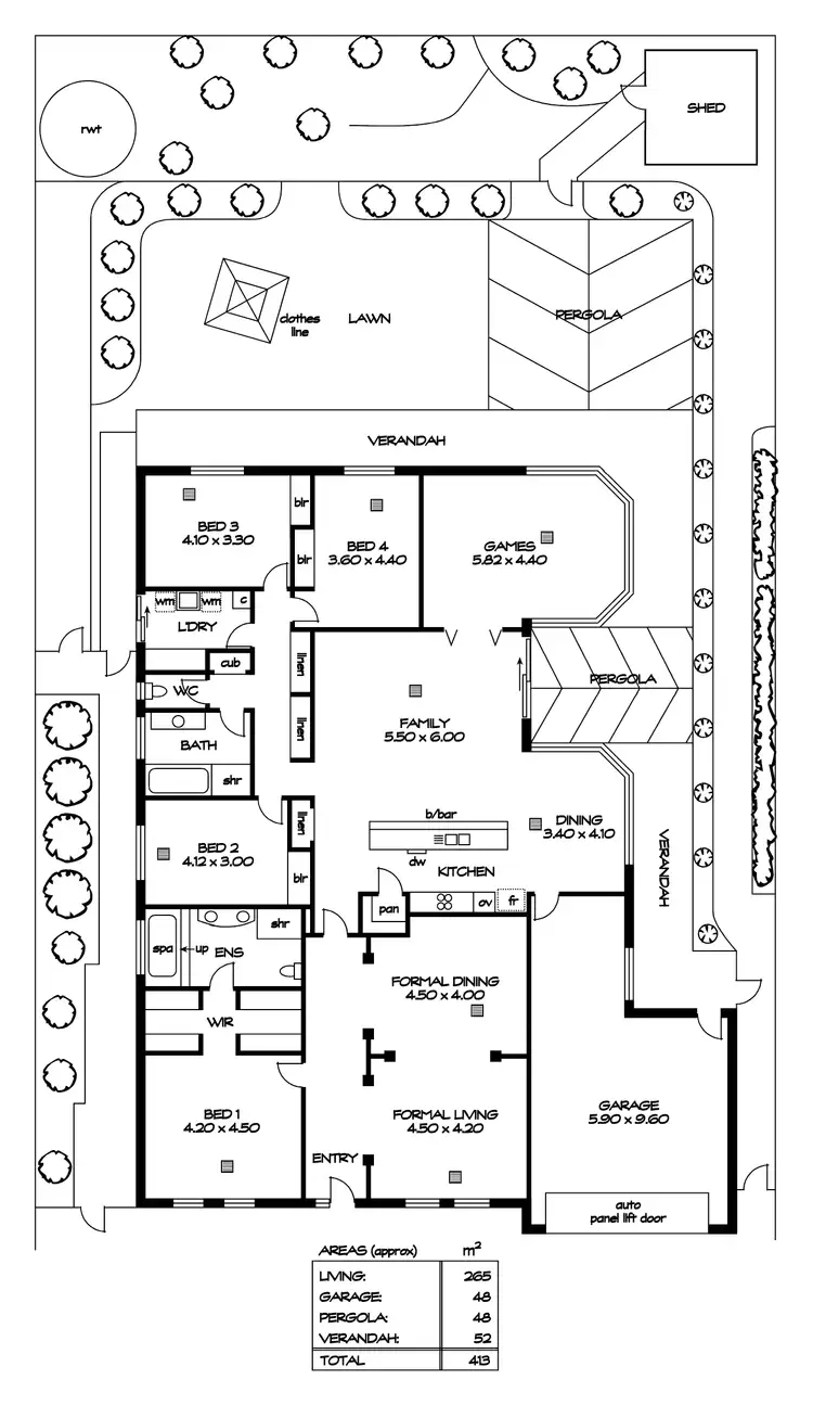 Floorplan of Homely house listing, 19 Trinity Way, Oakden SA 5086