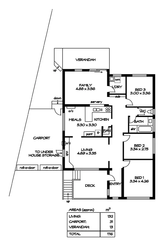 Floorplan of Homely house listing, 66 Marrett Drive, Ingle Farm SA 5098