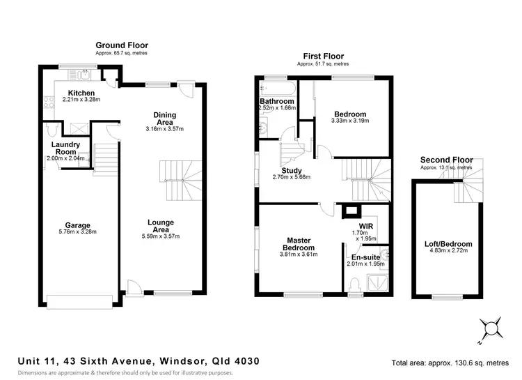 Floorplan of Homely townhouse listing, 11/43 Sixth Ave, Windsor QLD 4030