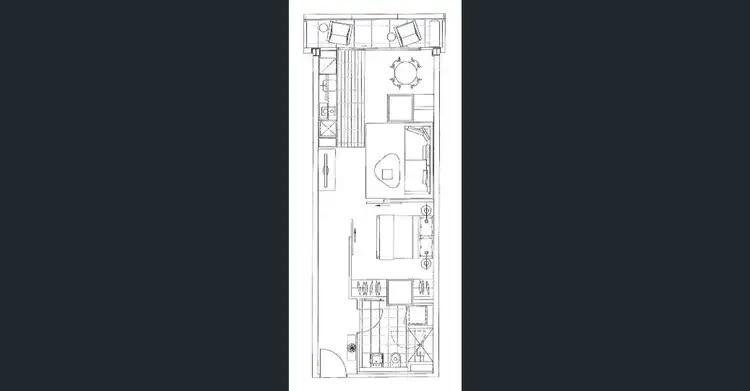 Floorplan of Homely apartment listing, 518/199 William Street, Melbourne VIC 3000
