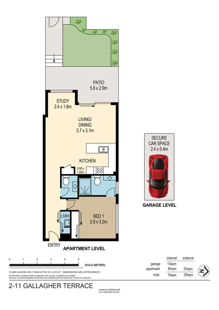 Floorplan of Homely apartment listing, 2/11 Gallagher Terrace, Kedron QLD 4031
