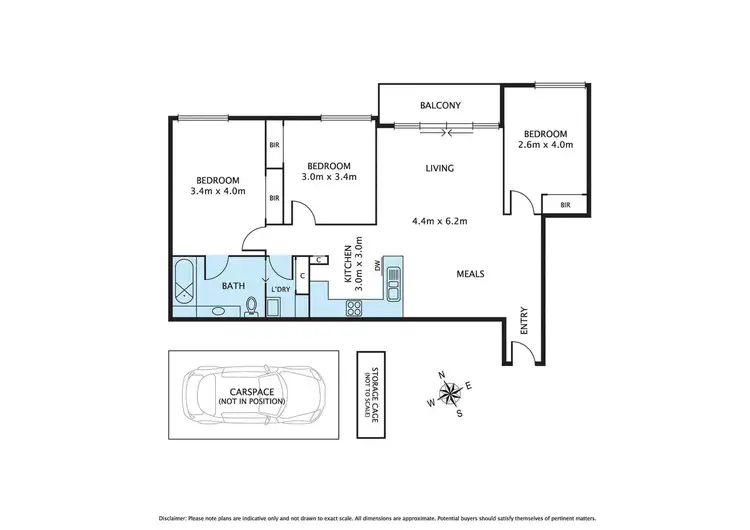 Floorplan of Homely apartment listing, 125/200 Smithfield Road, Flemington VIC 3031