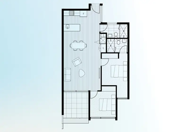 Floorplan of Homely apartment listing, 2.21/1090 Nepean Highway, Highett VIC 3190