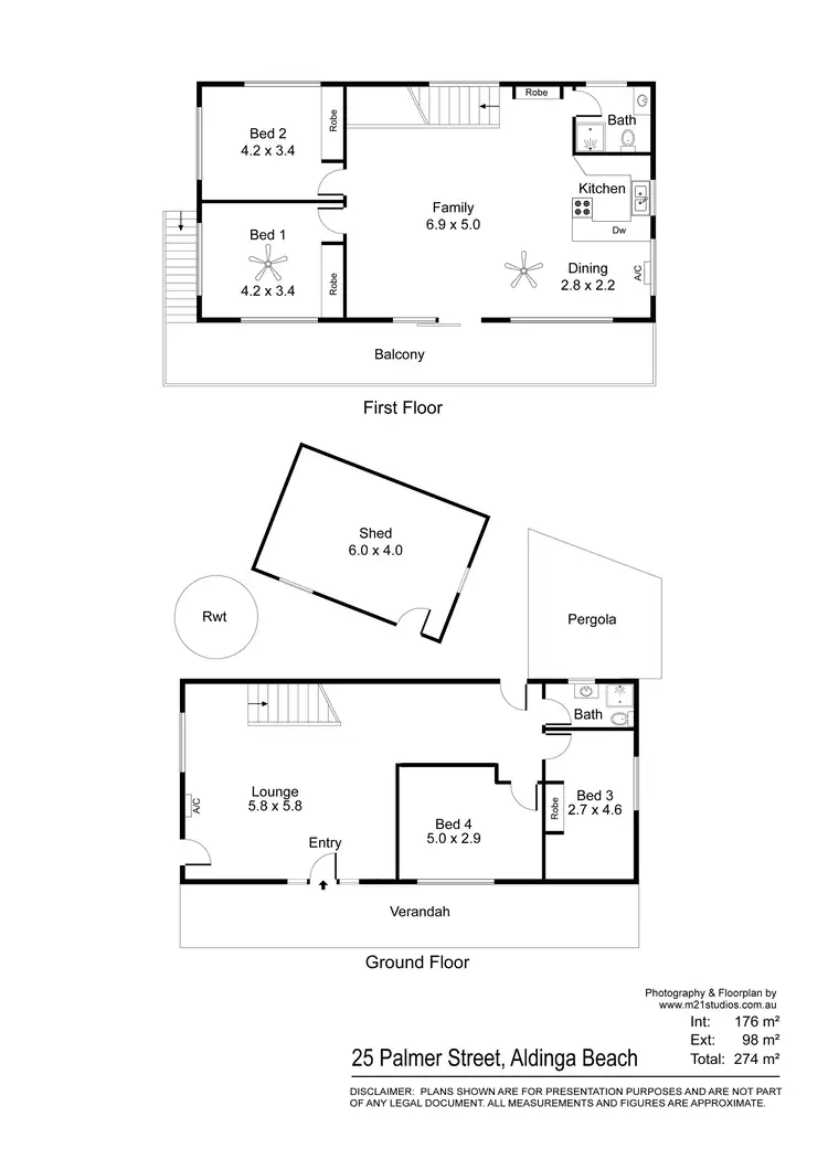 Floorplan of Homely house listing, 25 Palmer Street, Aldinga Beach SA 5173