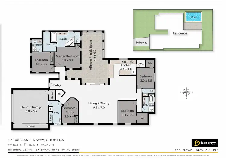 Floorplan of Homely house listing, 27 Buccaneer Way, Coomera Waters QLD 4209