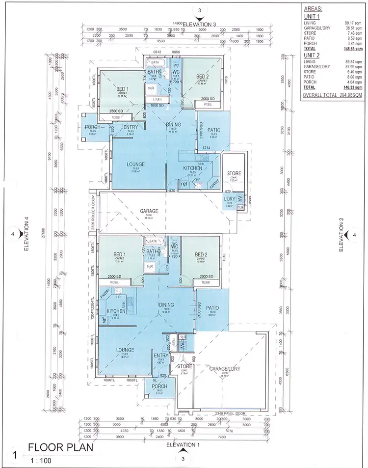 Floorplan of Homely block of units listing, 14 Rosaria Street, Burdell QLD 4818