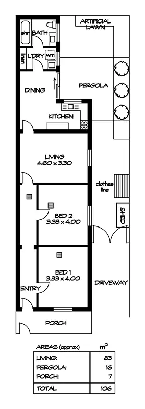 Floorplan of Homely house listing, 38 Tucker Street, Adelaide SA 5000