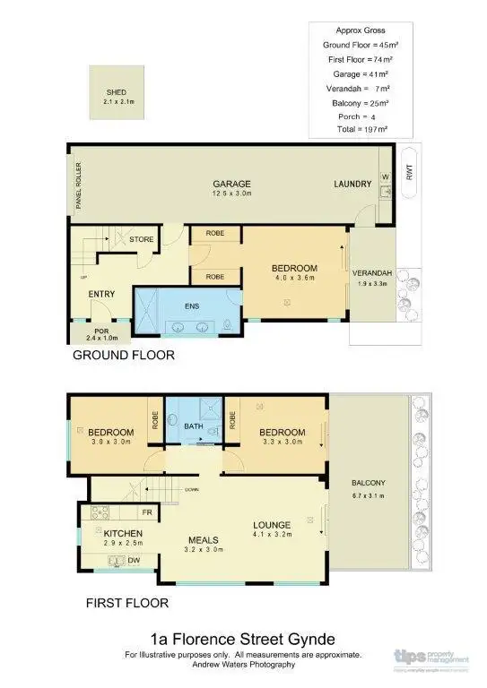 Floorplan of Homely house listing, 1A Florence Street, Glynde SA 5070