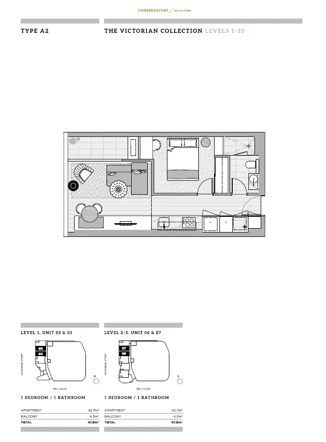 Floorplan of Homely apartment listing, 305/23 MACKENZIE ST, Melbourne VIC 3000