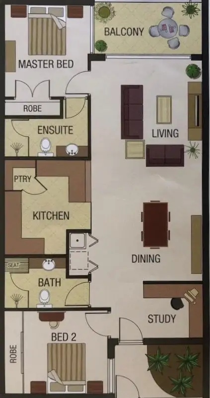 Floorplan of Homely unit listing, 18/5 Keane Street, Midland WA 6056