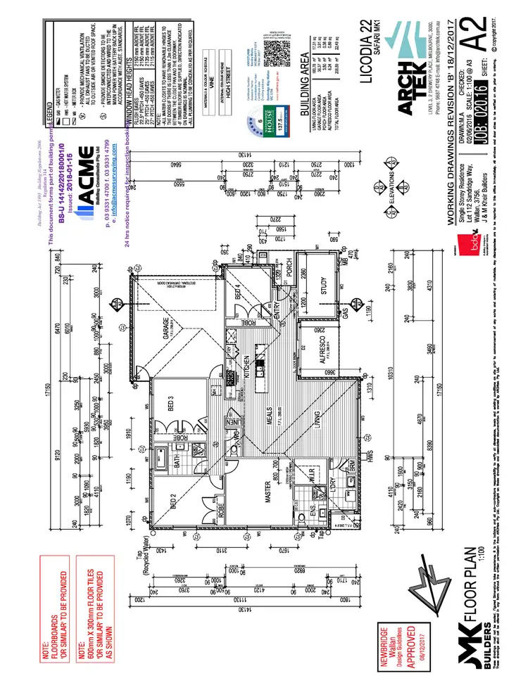 Floorplan of Homely house listing, 3 Sandridge Way, Wallan VIC 3756