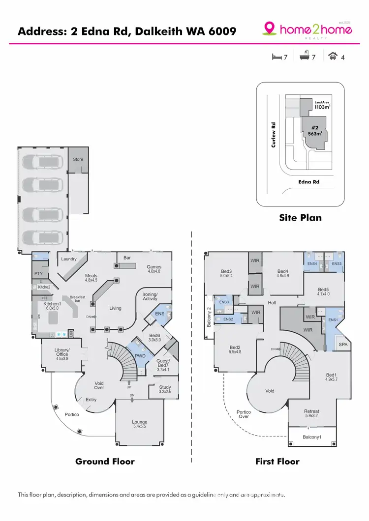 Floorplan of Homely house listing, 2 Edna Road, Dalkeith WA 6009