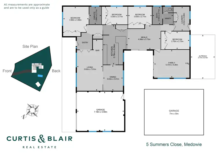 Floorplan of Homely house listing, 5 Summers Close, Medowie NSW 2318