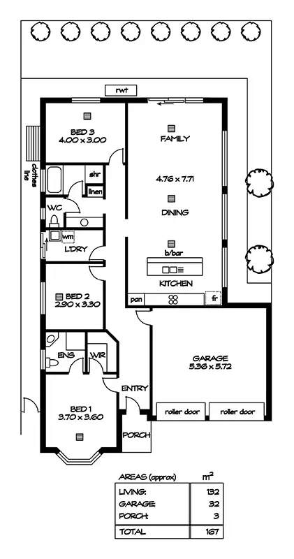 Floorplan of Homely house listing, 61 Strathaird Blvd, Smithfield SA 5114