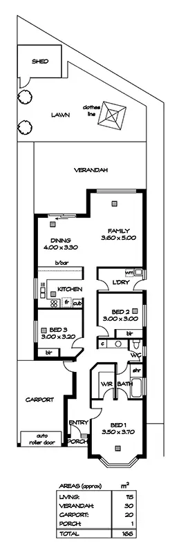 Floorplan of Homely house listing, 7 Willoughby Street, Ferryden Park SA 5010