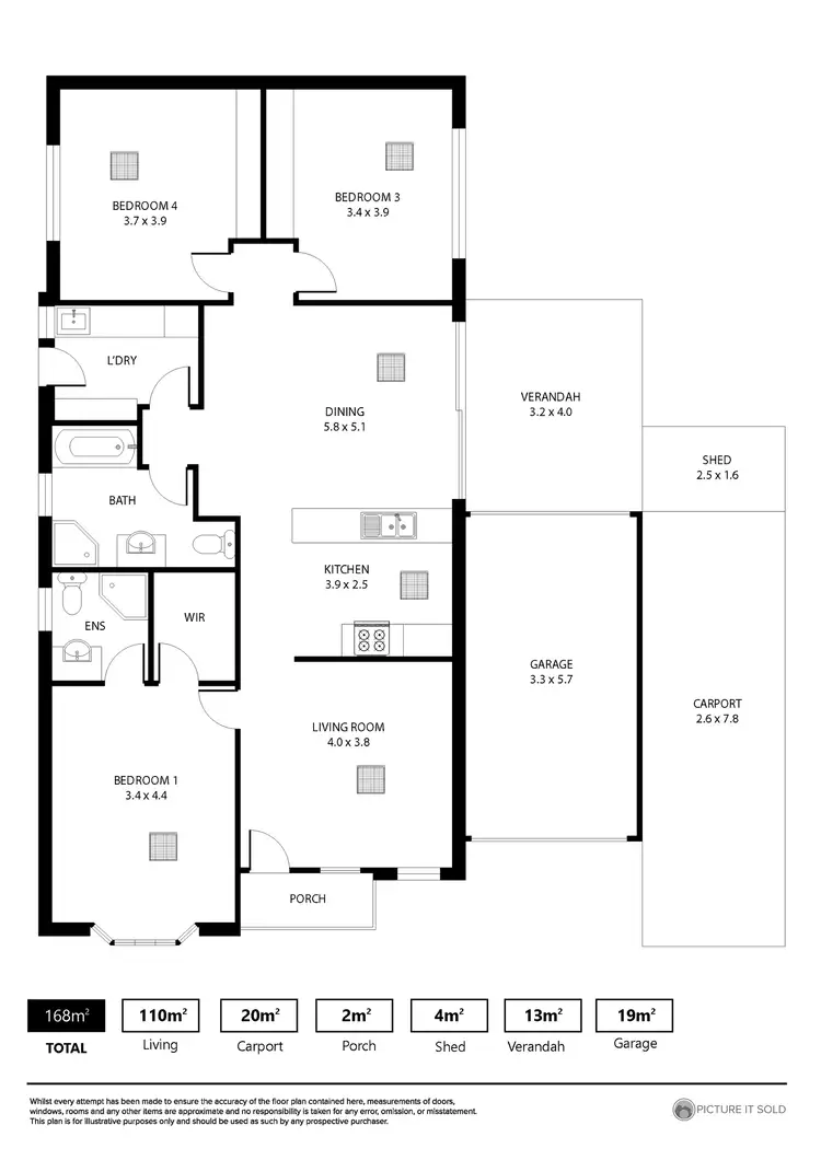 Floorplan of Homely house listing, 4/70 Ladywood Road, Modbury North SA 5092