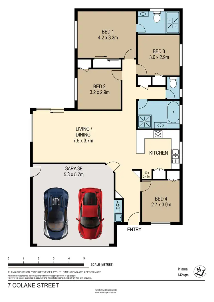 Floorplan of Homely house listing, 7 Colane Street, Redbank Plains QLD 4301