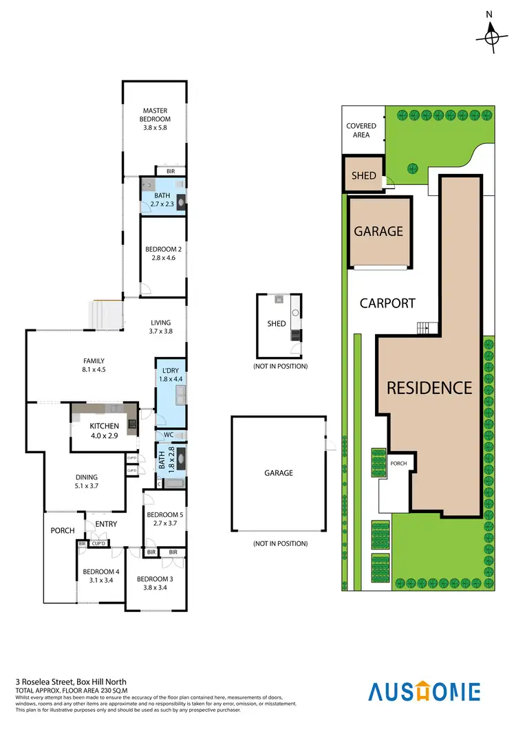 Floorplan of Homely house listing, 3 Roselea Street, Box Hill North VIC 3129