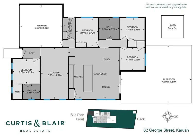 Floorplan of Homely house listing, 62 George Street, Karuah NSW 2324