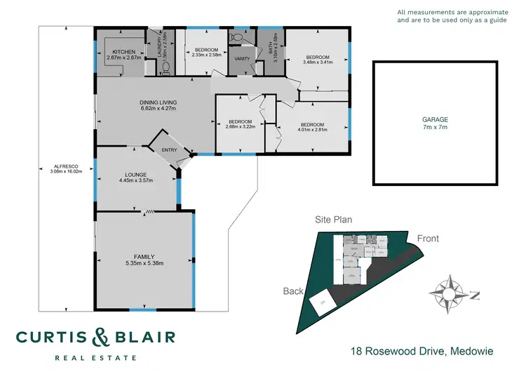 Floorplan of Homely house listing, 18 Rosewood Drive, Medowie NSW 2318