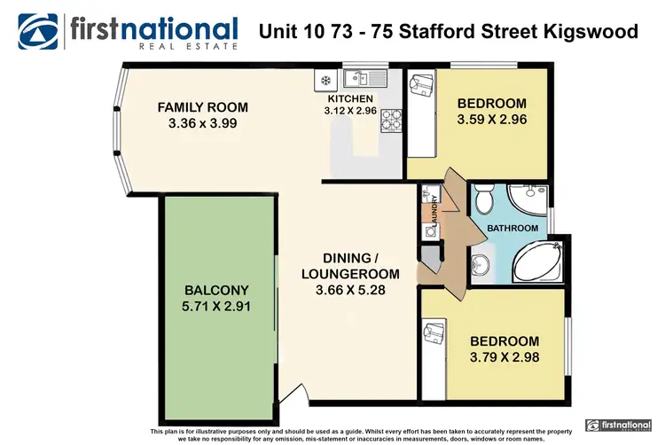 Floorplan of Homely unit listing, 10/73-75 Stafford Street, Kingswood NSW 2747