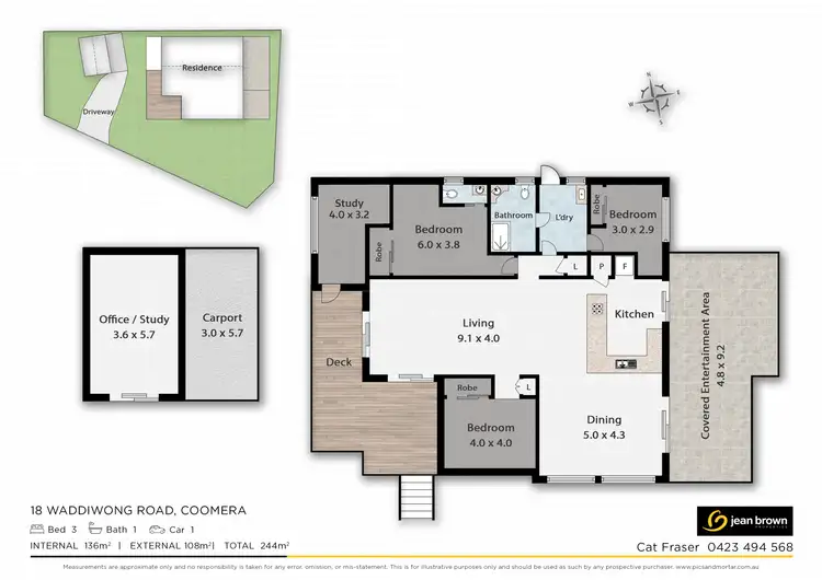Floorplan of Homely house listing, 18 Waddiwong Road, Coomera QLD 4209