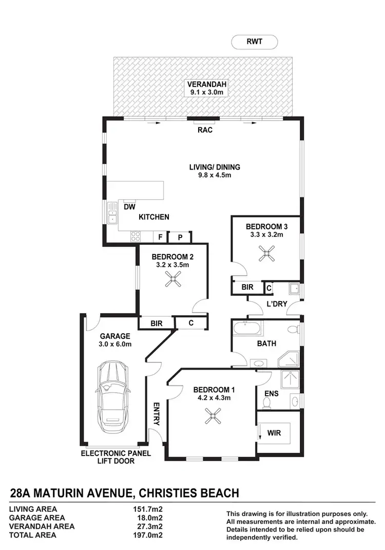 Floorplan of Homely house listing, 28A Maturin Avenue, Christies Beach SA 5165