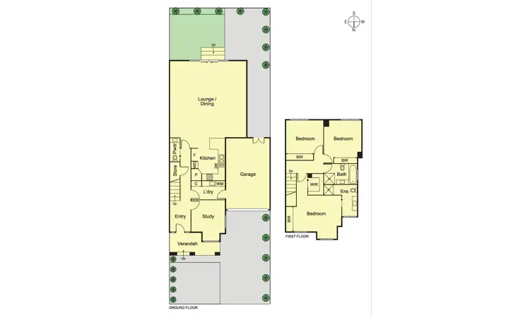Floorplan of Homely townhouse listing, 3B Florence Street, Ormond VIC 3204