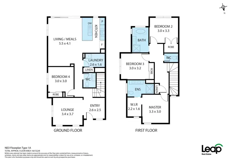 Floorplan of Homely townhouse listing, 1 Wallara Waters Boulevard, Wallan VIC 3756