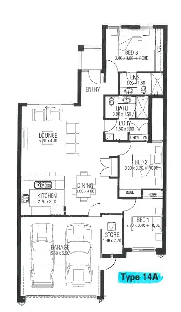 Floorplan of Homely villa listing, 28/5 Isoodon Street, Dayton WA 6055