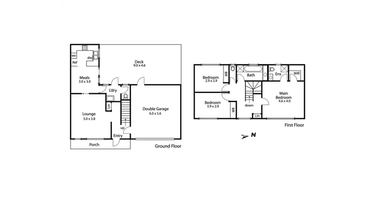 Floorplan of Homely townhouse listing, 11/27-51 Charles Street, Bentleigh East VIC 3165