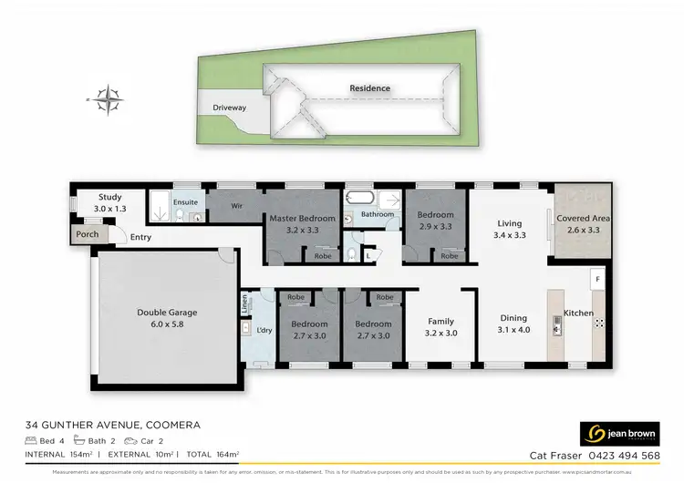 Floorplan of Homely house listing, 34 Gunther Avenue, Coomera QLD 4209