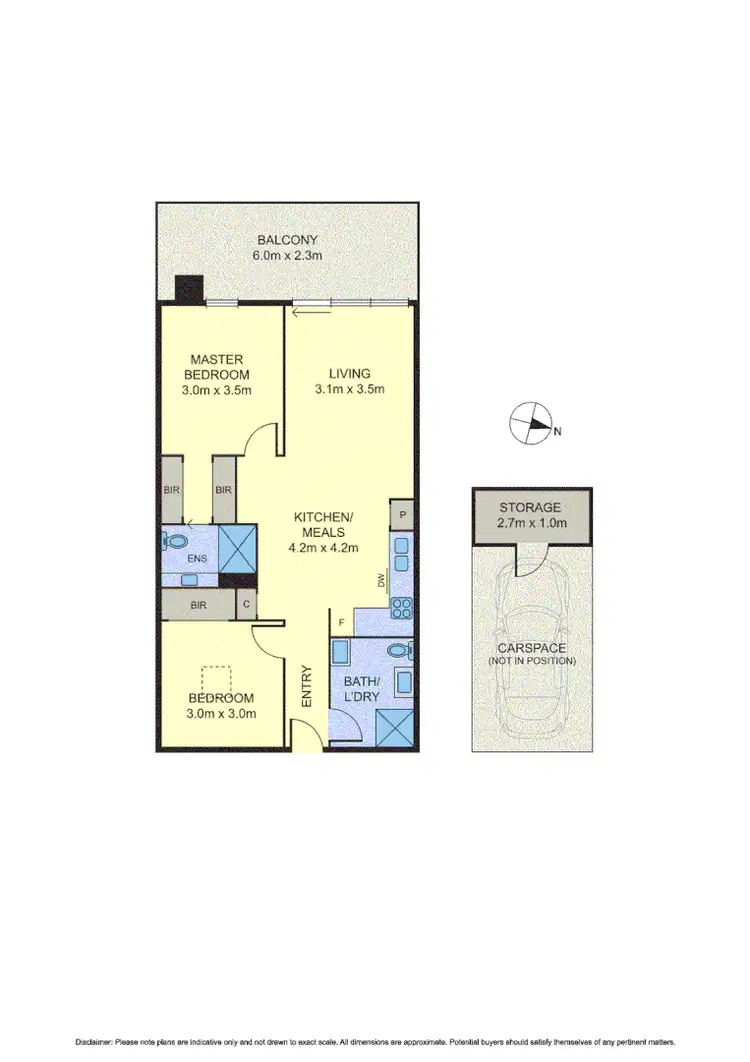 Floorplan of Homely apartment listing, 302/619 Canterbury Road, Surrey Hills VIC 3127