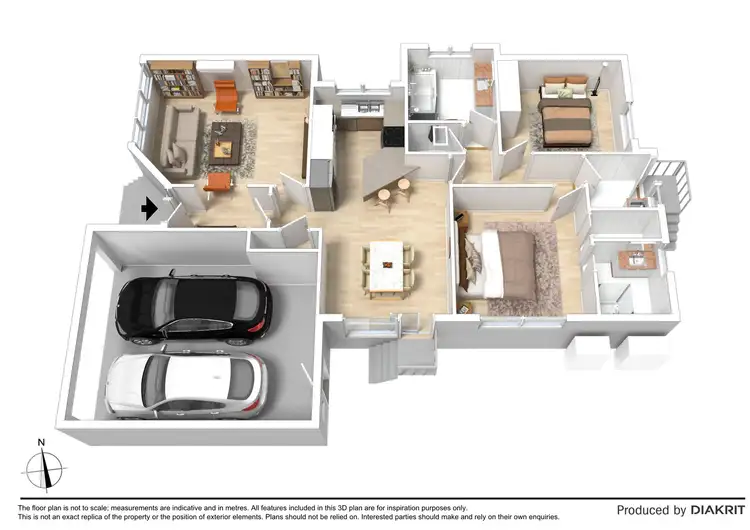 Floorplan of Homely unit listing, 1/24 Lantana Road, Gardenvale VIC 3185