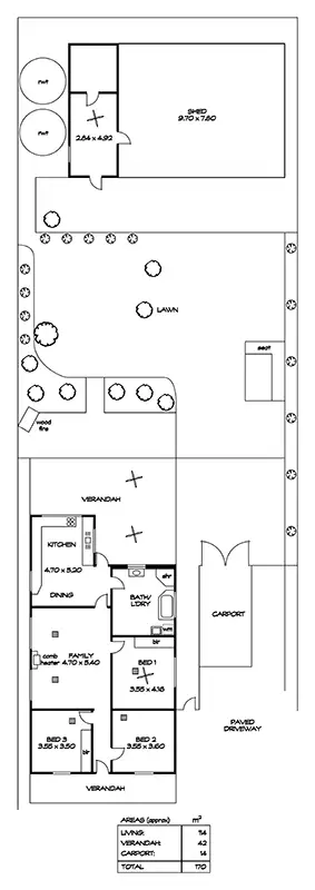 Floorplan of Homely house listing, 86 Le Hunte Street, Kilburn SA 5084